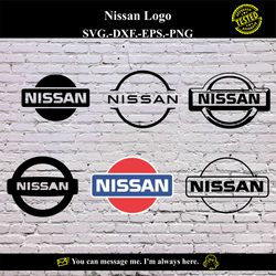Nissan Logo SVG Vector Digital product - instant download