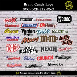 Brand Candy Logo SVG Vector Digital product - instant download