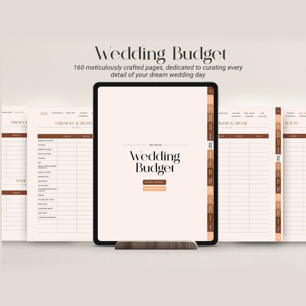 Wedding Planner for iPad Goodnotes, 160 Page Digital Wedding Planner, Wedding Itinerary, Wedding To Do List, Checklist (5).jpg