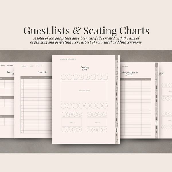 Wedding Planner for iPad Goodnotes, 160 Page Digital Wedding Planner, Wedding Itinerary, Wedding To Do List, Checklist (8).jpg