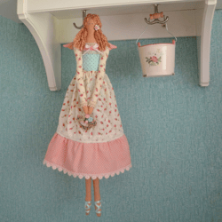 Spring Romance Tilda Angel Art Doll Rag Doll. Gift for Girls Toy Style Design Doll For Home Gift for Gift For Girlfriend