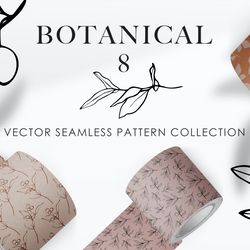 Botanical Vector Seamless Pattern