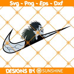Ryuk x Nike Logo SVG PNG EPS DXF, Death Note Anime Manga SVG, Japanese Manga Series SVG, File For Cricut