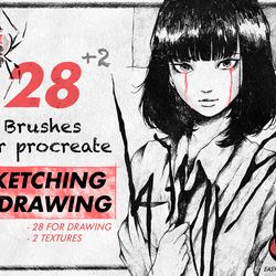 Sketching And Drawing Brushes For Procreate