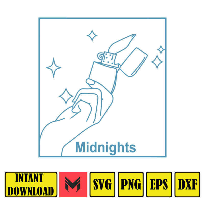 Taylor Swift Midnight SVG walker , vector file , file cut , for Cricut, Silhouette , digital downdload (1).jpg