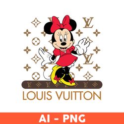 Louis Vuitton Minnie Svg, Minnie Mouse Svg, Louis Vuitton Logo Svg, Fashion Brand Logo Svg, Disney Svg - Download File