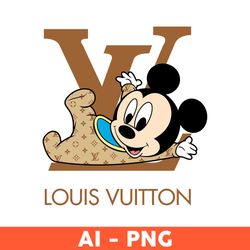 Louis Vuitton Mickey Baby Svg, Mickey Baby Svg, Louis Vuitton Logo Svg, Fashion Brand Logo Svg, Disney Svg - Download
