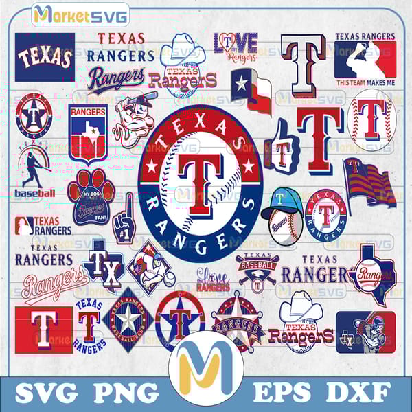 37 Files Texas Rangers Baseball Team Svg, Texas Rangers Svg, - Inspire ...