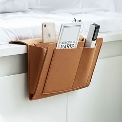 bedside storage bag with pockets hanging organizer