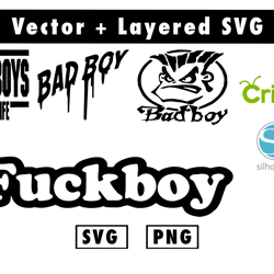 bad boys svg, png files for cricut machine , anime svg , manga svg , goku svg