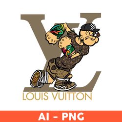 popeye louis vuitton svg, popeye svg, louis vuitton svg, louis vuitton logo svg, fashion brand logo svg - download