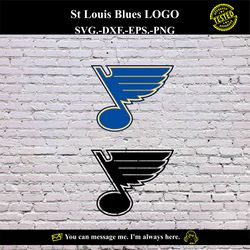 St Louis Blues LOGO SVG Vector Digital product - instant download