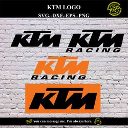KTM Logo SVG Vector Digital product - instant download