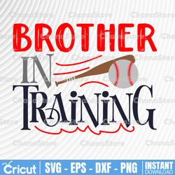 brother in training svg dxf eps png files for cutting machines cameo cricut, baby announcement, boys, cute, arrow, bro,