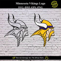 Minnesota Vikings Logo SVG Vector Digital product - instant download