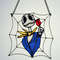 Nightmare Before Christmas Inspired Gothic Stained Glass Suncatcher Jack Skellington Goth Decor Gothic Home Decor 2
