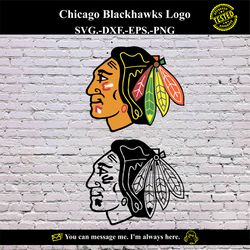 Chicago Blackhawks logo SVG Vector Digital product - instant download