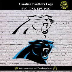 Carolina Panthers Logo SVG Vector Digital product - instant download