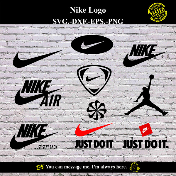 Vergelijken in het midden van niets Neuken Nike Logo SVG Vector Digital product - instant download - Inspire Uplift