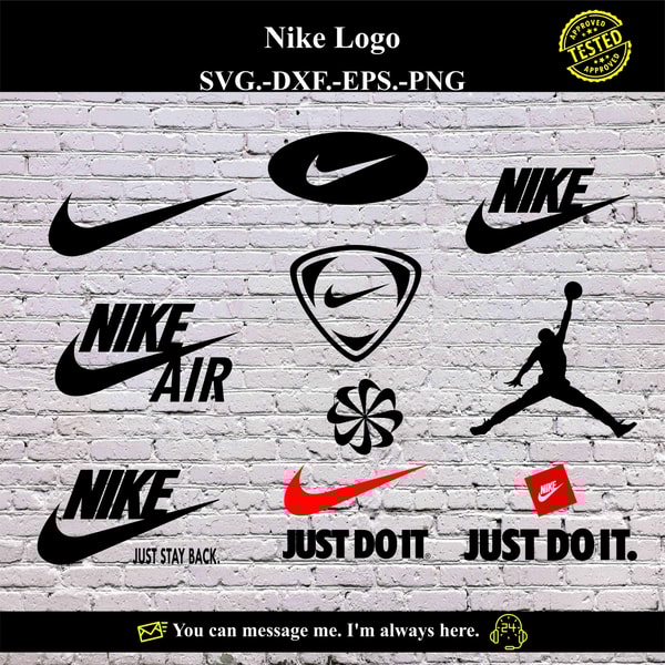 Nike Logo SVG Vector Digital product - instant download - Inspire Uplift
