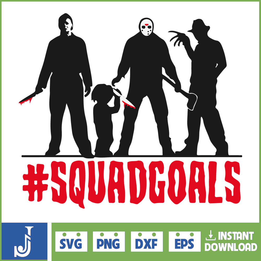 Horror SVG Halloween Horror SVG Horror Friends svg Horror characters svg Halloween svg Instant Download (2).jpg