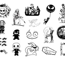 horror movies bundle svg, 1800 files horror movies svg eps png, for cricut, silhouette, digital, file cut