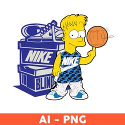 nike box x bart simpson png, nike logo png, bart simpson png, sport fashion png, ai digital file - download