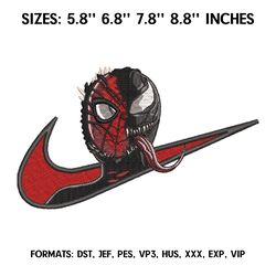 Spiderman and Venom Embroidery design file pes. Anime embroidery design. Machine embroidery pattern, Anime pes design
