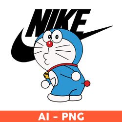 Doremon Nike Png, Nike Logo Png, Doremon Png, Cartoon Nike Png, Ai Digital File - Download FIle