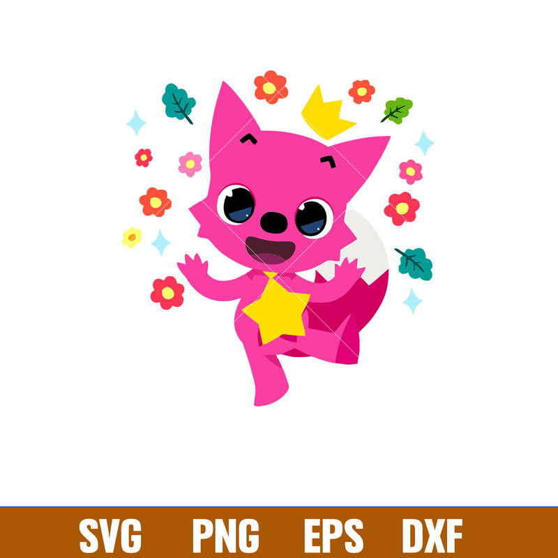 Baby Shark Png, Shark Family Png, Ocean Life Png, Cute Fish Png, Shark Png Digital File, BBS12.jpg