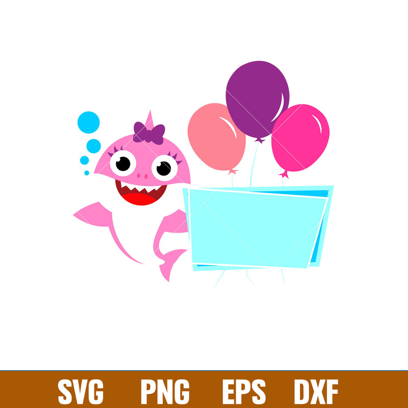 Baby Shark Png, Shark Family Png, Ocean Life Png, Cute Fish Png, Shark Png Digital File, BBS37.jpg