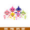 Baby Shark Png, Shark Family Png, Ocean Life Png, Cute Fish Png, Shark Png Digital File, BBS44.jpg