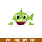 Baby Shark Png, Shark Family Png, Ocean Life Png, Cute Fish Png, Shark Png Digital File, BBS46.jpg