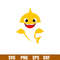 Baby Shark Png, Shark Family Png, Ocean Life Png, Cute Fish Png, Shark Png Digital File, BBS56.jpg