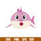Baby Shark Png, Shark Family Png, Ocean Life Png, Cute Fish Png, Shark Png Digital File, BBS57.jpg