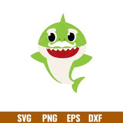 Baby Shark Png, Shark Family Png, Ocean Life Png, Cute Fish Png, Shark Png Digital File, BBS94