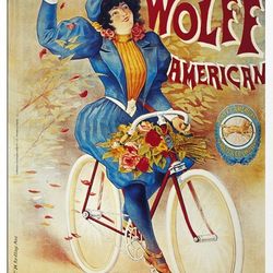 Cycles Wolff American - Cross Stitch Pattern Counted Vintage PDF - 111-140
