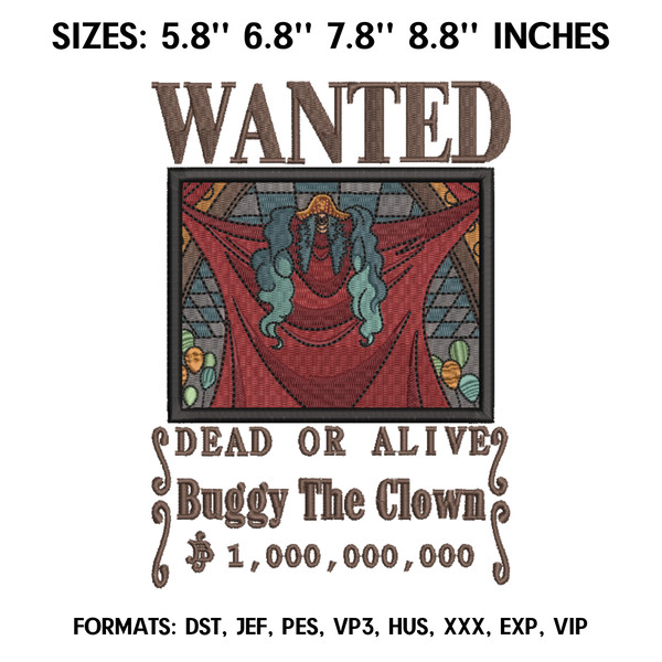 (AED 548) ONE PIECE WANTED BUGGY THE CLOWN.png