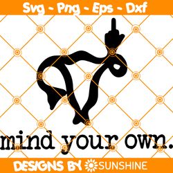 Mind your own uterus svg, Uterus middle finger Svg, Feminist svg, Womens Rights svg, File For Cricut