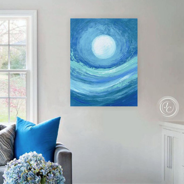 blue-dining-room-decor-abstract-wall-art-original-oil-painting-on-canvas