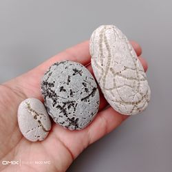 Carved stone, sea pebble with natural drawing,rare rock, pebble sea stone, rare stone, engraved garden rock