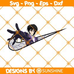 Lelouch Lamperouge x Nike Svg, Logo Nike Anime SVG, Code Geass Svg, Japanese Anime Series SVG, File For Cricut