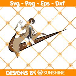 Osamu Dazai x Nike Svg, Logo Nike Anime SVG, Bungo Stray Dogs Svg, Japanese Anime Svg, File For Cricut