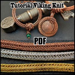Viking Knit jewelry tutorial PDF
