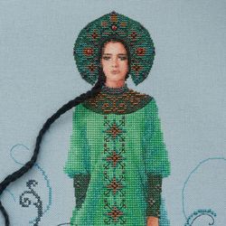The Mistress of the Copper Mountain cross stitch pattern