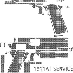 TISAS1911A1SERVICE Custom DESIGN 1 Ai, Vector, SVG Engraving, Digital file Black white vector outline or line art