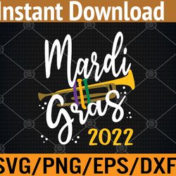 mardi gras 2022 new orleans parade party svg, eps, png, dxf, digital download