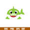 Baby Shark Png, Shark Family Png, Ocean Life Png, Cute Fish Png, Shark Png Digital File, BBS100.jpg