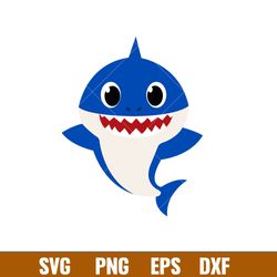 Baby Shark Svg, Family Shark Svg, Shark Svg, Ocean Life Svg, Png Dxf Eps Pdf File, BS01