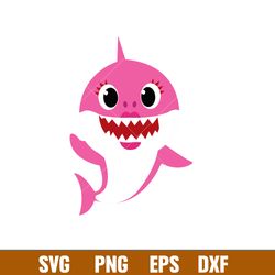 baby shark svg, family shark svg, shark svg, ocean life svg, png dxf eps pdf file, bs02